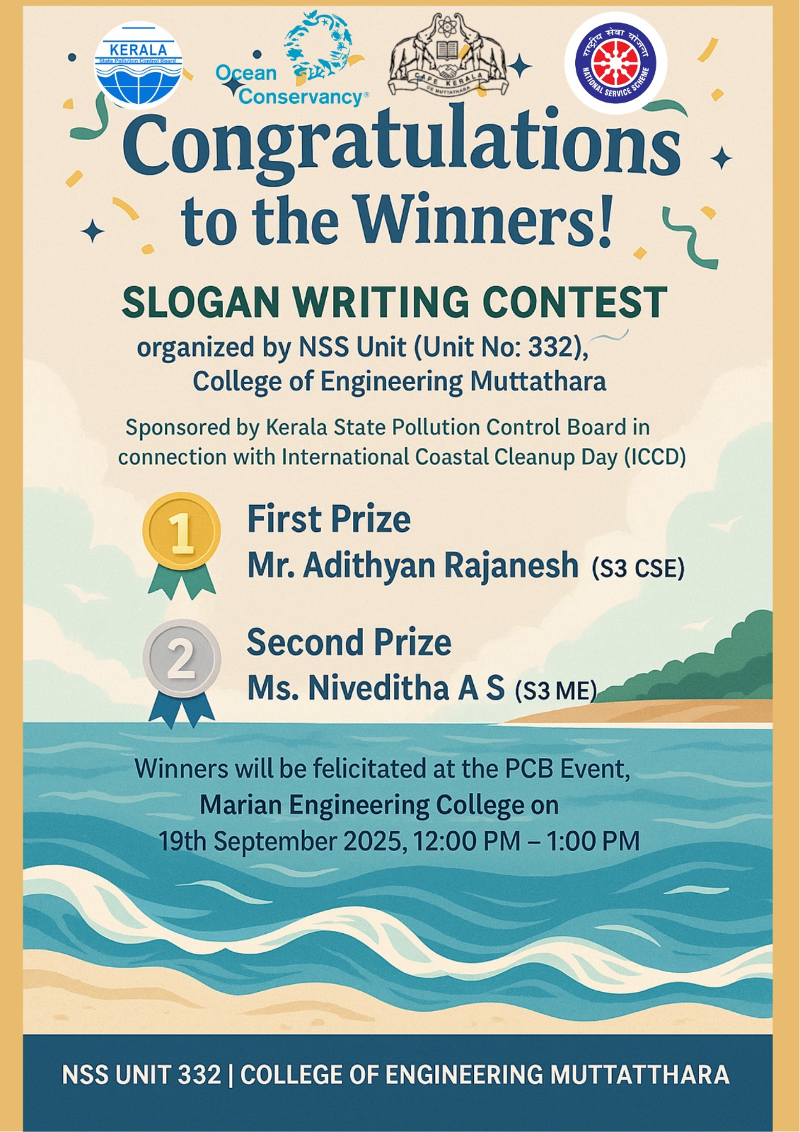 Slogan Writing Contest – Winners